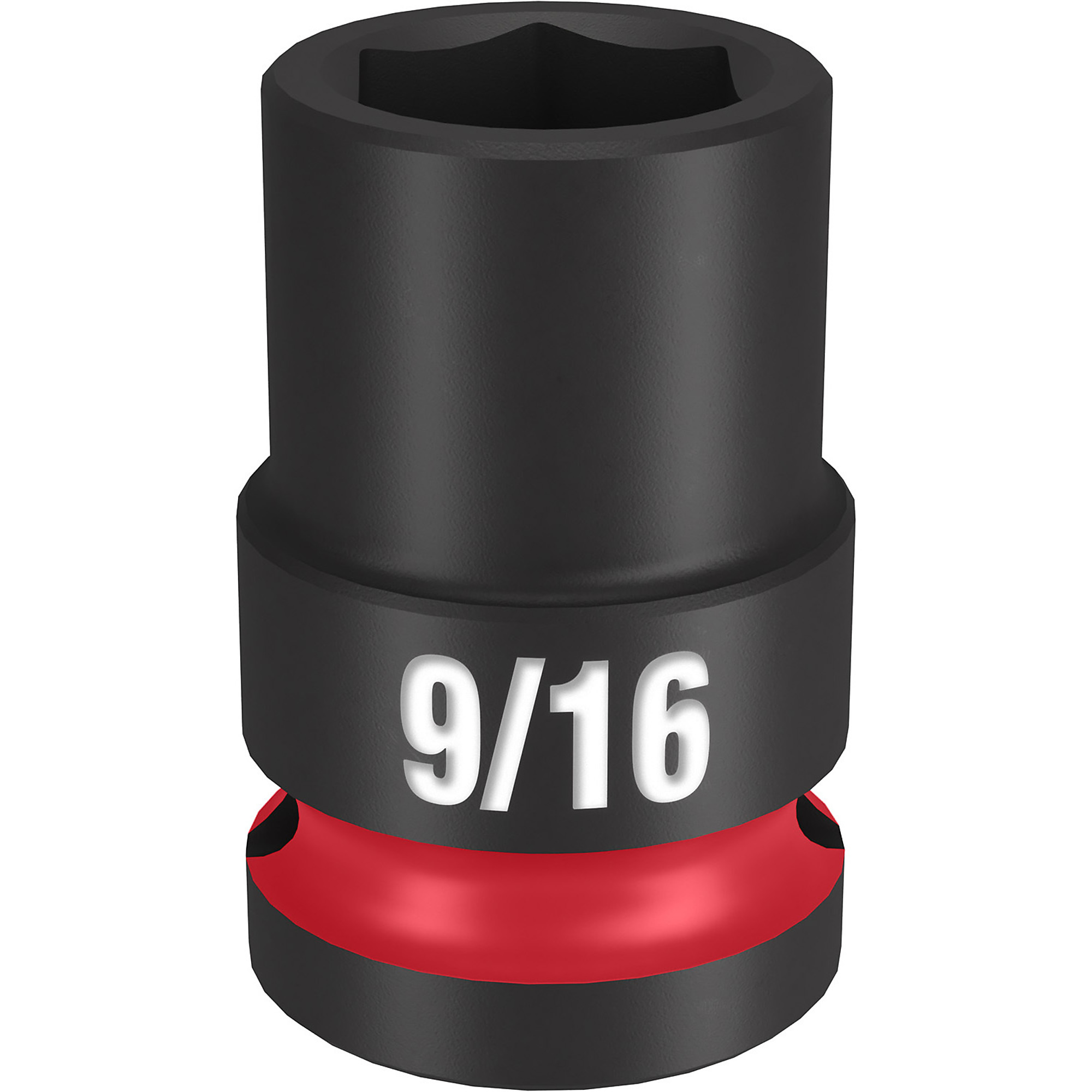 Milwaukee SHOCKWAVE™ Impact Duty™, 1/2in. Drive 9/16in. Standard 6 Point Socket, Socket Size 9/16 in, Drive Size 1/2 in, Model# 49-66-6203
